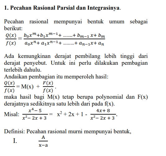 PECAHAN RASIONAL